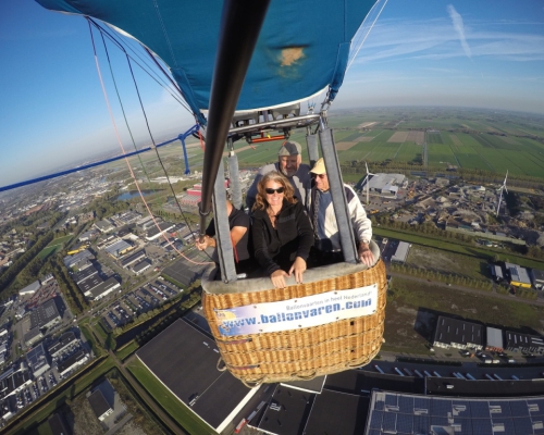 Prive ballonvaart vanaf Alkmaar Noord Holland